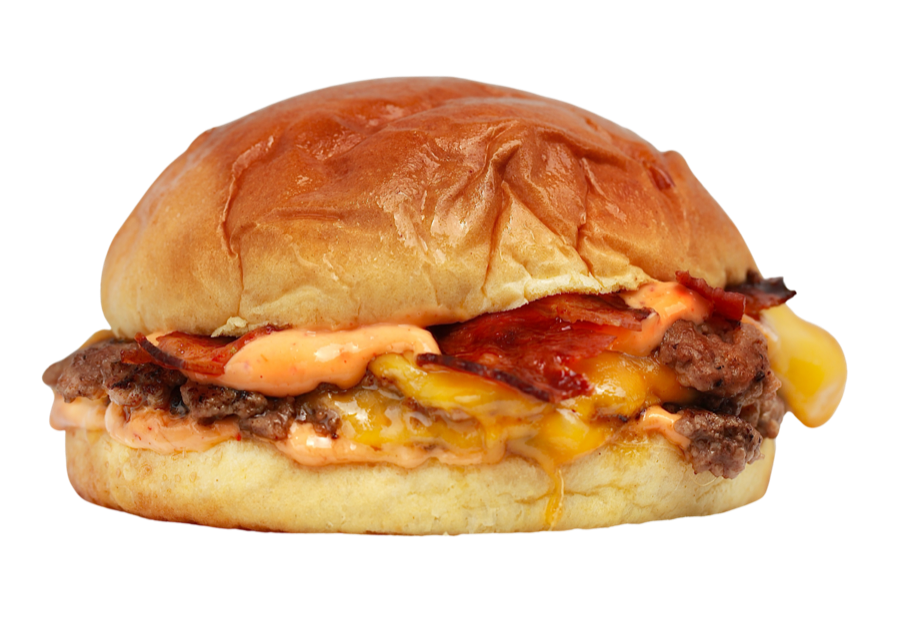 Hambúrguer smash Trinca & Molha